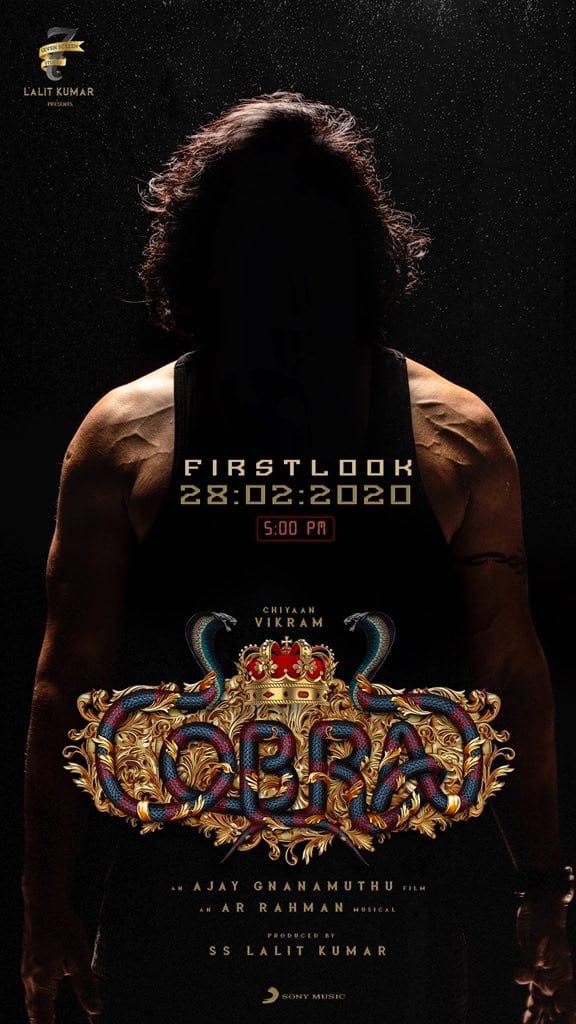 First look of Vikram's prestigious project on this day1