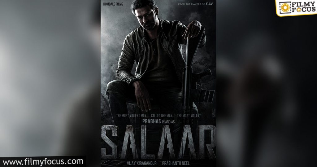 Pan India Movie 'salaar' With Prabhas And Director Prashanth Neel1