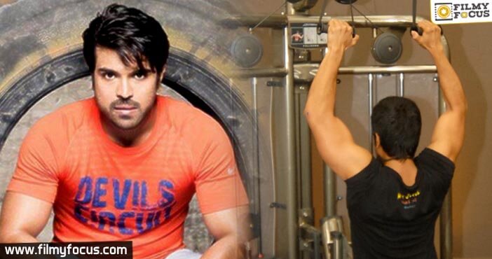 Ram Charan’s workout for Thani Oruvan..!