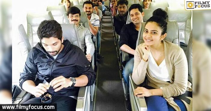 Allu Arjun, Rakul Preet land in Bolivia..!