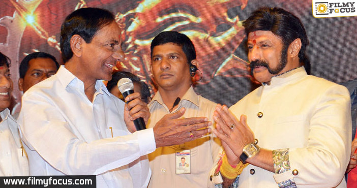 KCR all Praise For Balakrishna