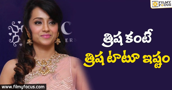 Srinivas Reddy Loves Trisha Tattoo on her Private Place