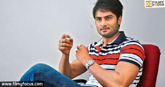 Sudheer Babu to Play Photographer Next