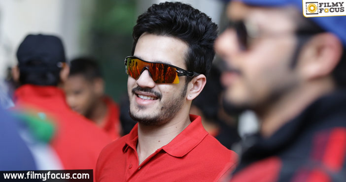 Akhil joins the team “Aatadukundam Raa” today..!