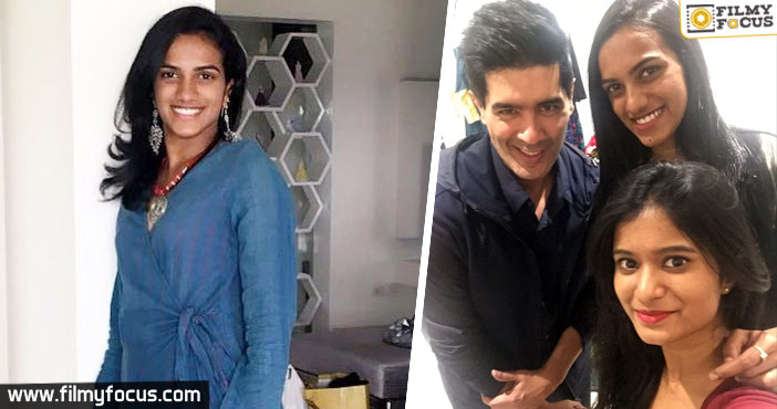 Shravya Varma Meets Manish Malhotra for PVsindhu