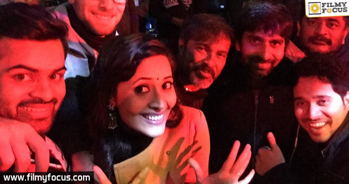 Sai Dharam Tej and Anasuya busy in Ukraine!