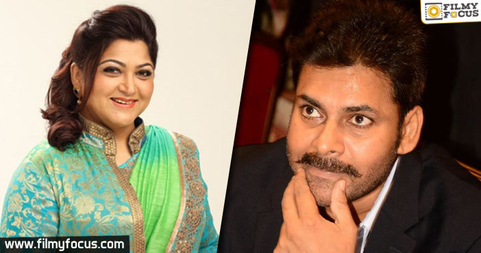 Khushbu confirmed in Pawan Kalyan and Trivikram film