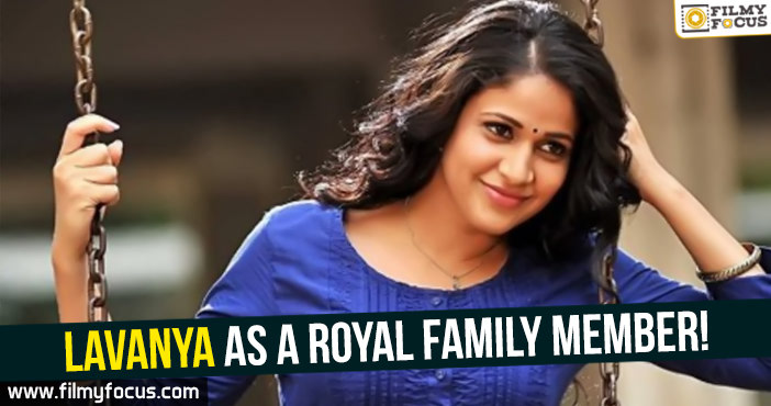 Lavanya as a royal family member.