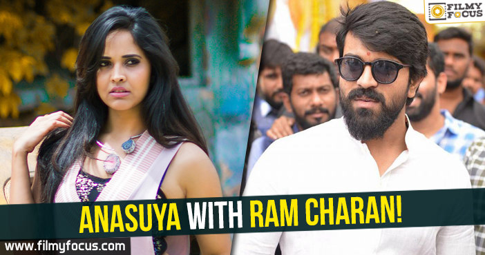 Anasuya with Ram Charan!