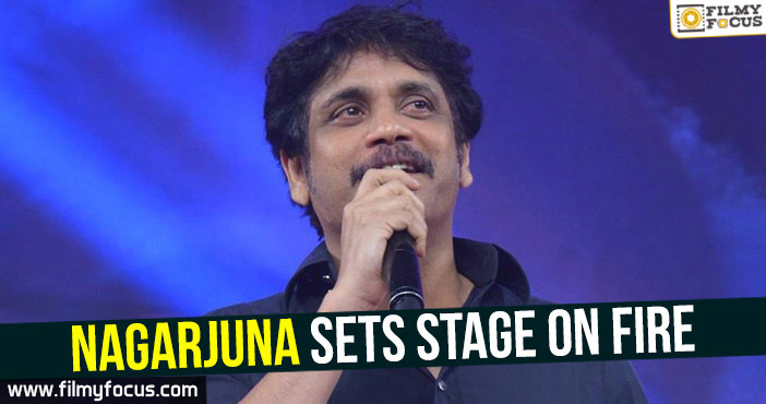 Nagarjuna sets stage on fire!