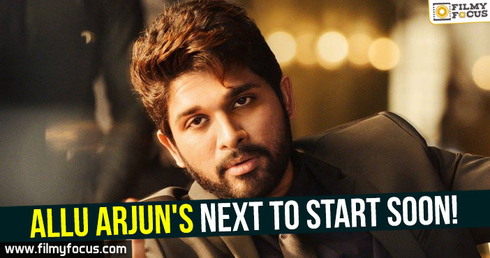 Allu Arjun’s next to start soon!