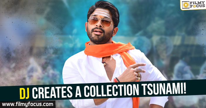 Duvvada Jagannadam creates a collection Tsunami!