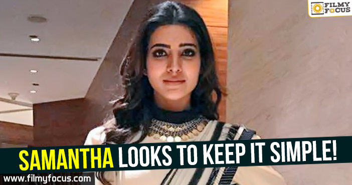 Samantha looks to keep it simple!