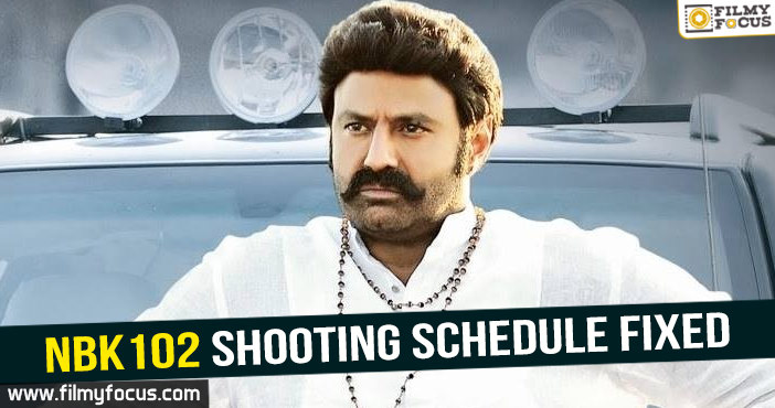 NBK102 Shooting Schedule Fixed!