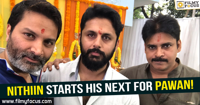 Nithiin starts his next for Pawan and Trivikram!