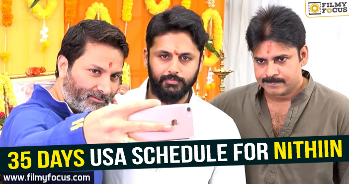 35 Days USA Schedule for Nithiin Movie