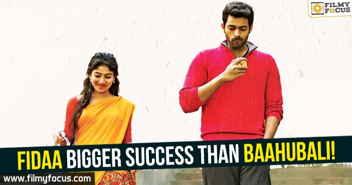 Fidaa bigger success than Baahubali!