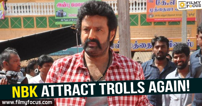 Nandamuri Balakrishna attract trolls again!