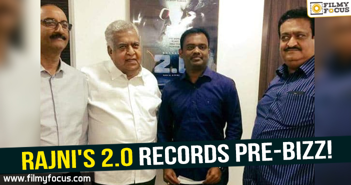 Rajni’s 2.0 records never before pre-bizz!