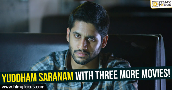 Naga Chaitanya says Yuddham Saranam with three more movies!