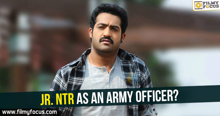 Jr. NTR as an army officer?