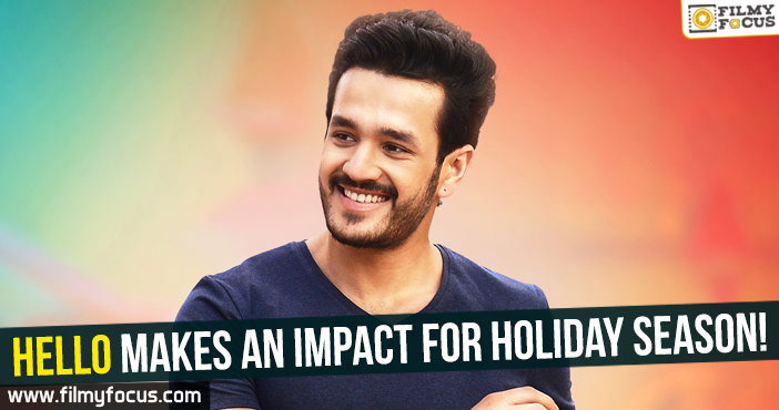 Akhil’s Hello makes an impact for Holiday season!