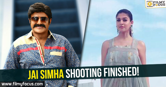 Jai Simha Movie Shooting Finished!