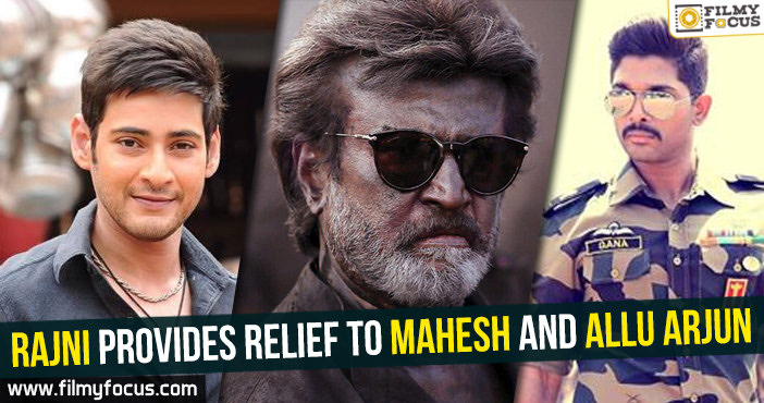 Rajni provides relief to Mahesh and Allu Arjun!