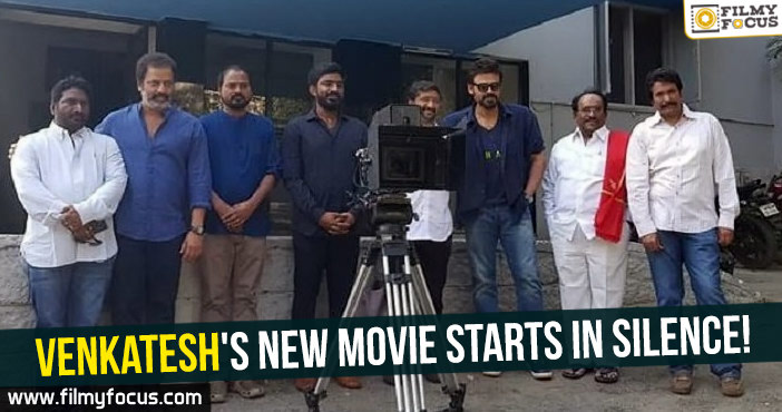 Venkatesh’s new movie starts in silence!