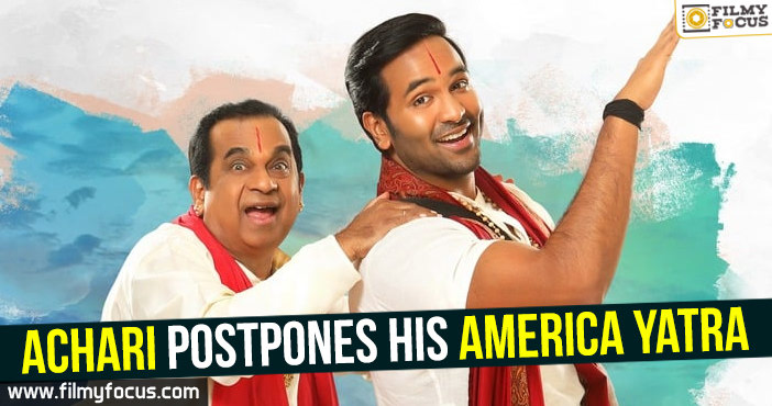 Achari postpones his America Yatra