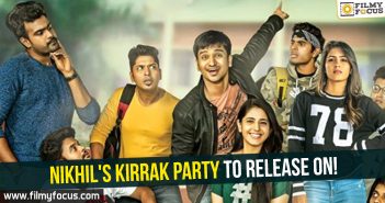 Kirrak Party Telugu Movie, Nikhil Siddharth, Simran Pareenja, Samyuktha Hegde