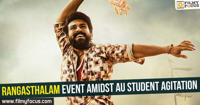 Rangasthalam event amidst AU student agitation