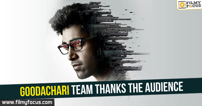 Goodachari team thanks the audience