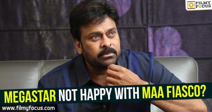 Megastar not happy with MAA fiasco?