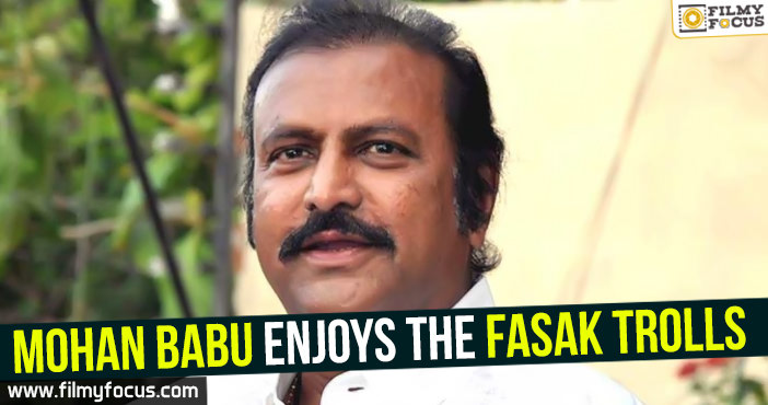 Mohan Babu Enjoys The Fasak Trolls 