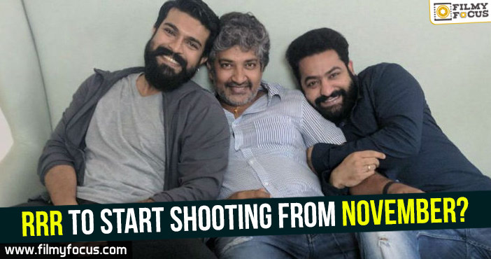 RRR to start shooting from November?