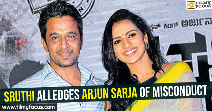 #MeToo: Sruthi Hariharan alledges Arjun Sarja of misconduct