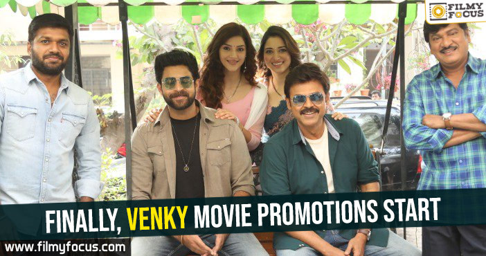 Finally, Venky movie promotions start