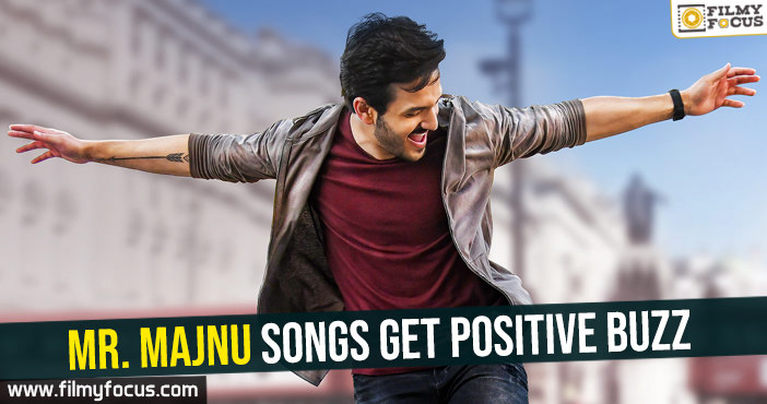 Mr. Majnu songs get positive buzz