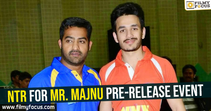 Jr. NTR for Mr. Majnu pre-release event