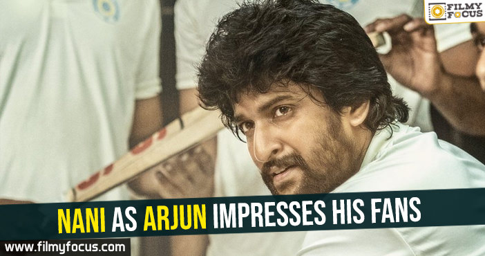 Nani as Arjun impresses his fans