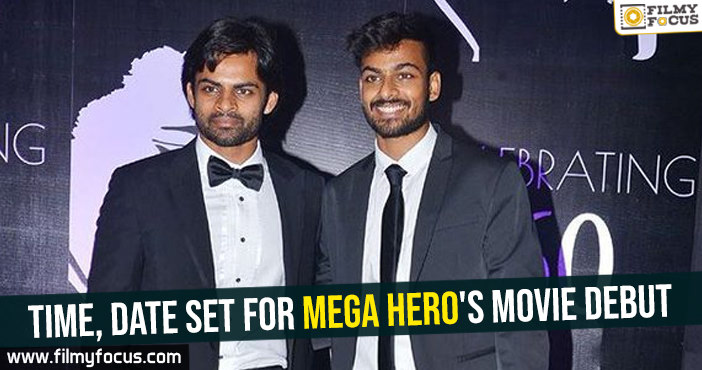 Time, date set for mega hero’s movie debut