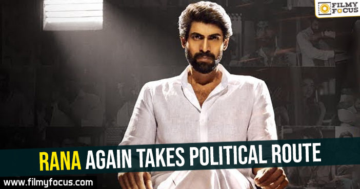 Rana again takes political route