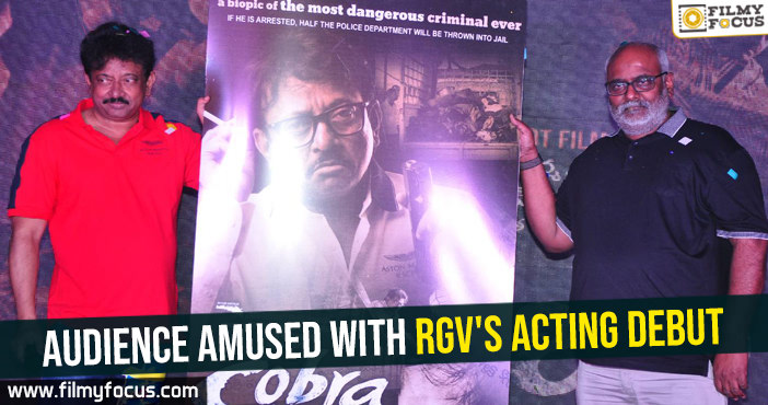 Audience amused with RGV's acting debut - Filmy Focus