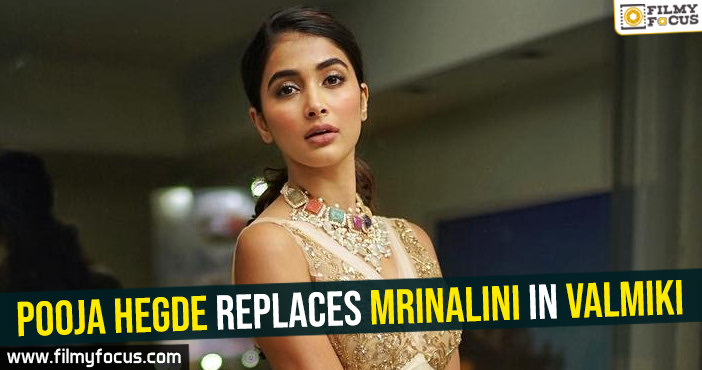 Pooja Hegde replaces Mrinalini in Valmiki