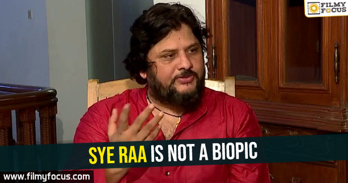 Sye Raa is not a biopic says, Surender Reddy