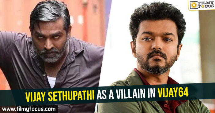 Vijay Sethupathi as a villain in Vijay64