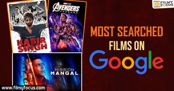 Top 10 most searched films on Google