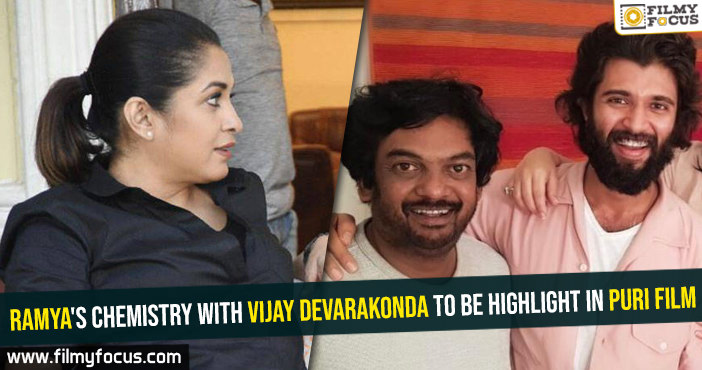 Ramya’s chemistry with Vijay Devarakonda to be highlight in Puri film