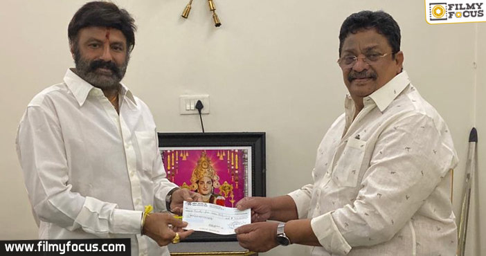 Balayya comes forward and donates big for Corona relief